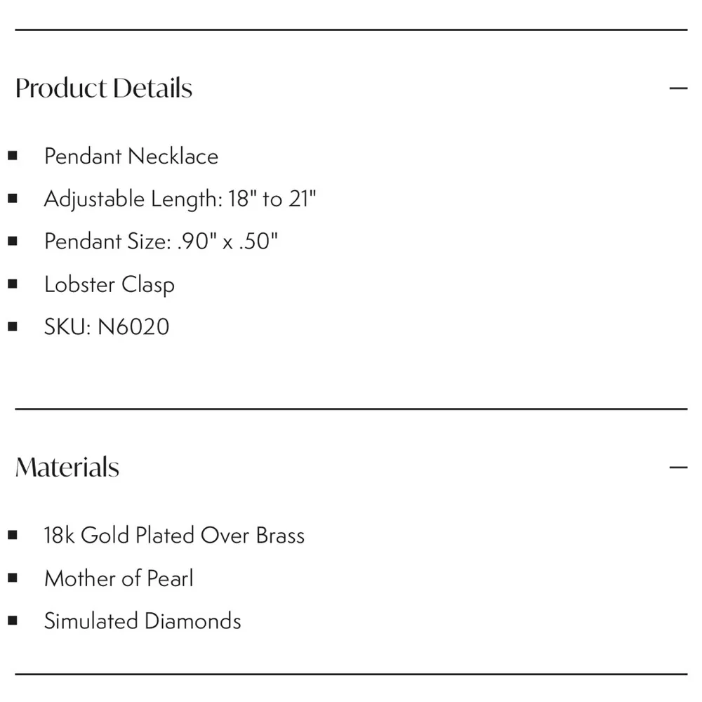 Melinda Maria Zodiac Amulet Necklace in Gold- Pisces - Picture 5 of 5